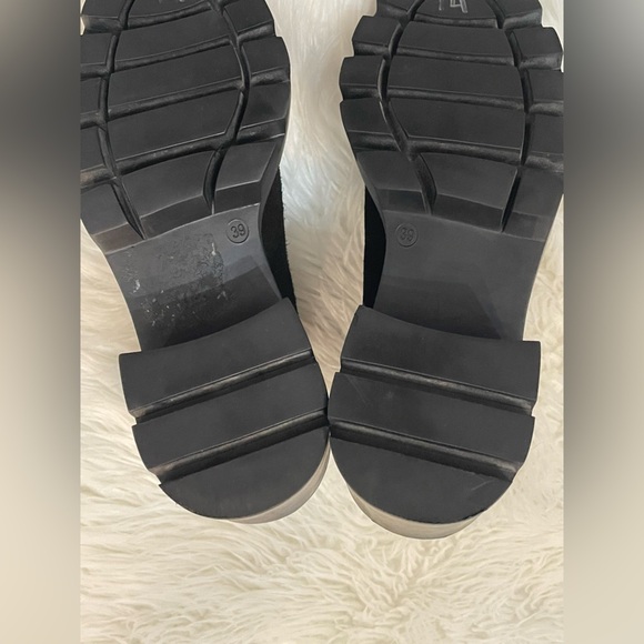 Antonio De Faria Suede Leather Chelsea Boots Platform Lug Sole...Size 8 - Picture 13 of 14